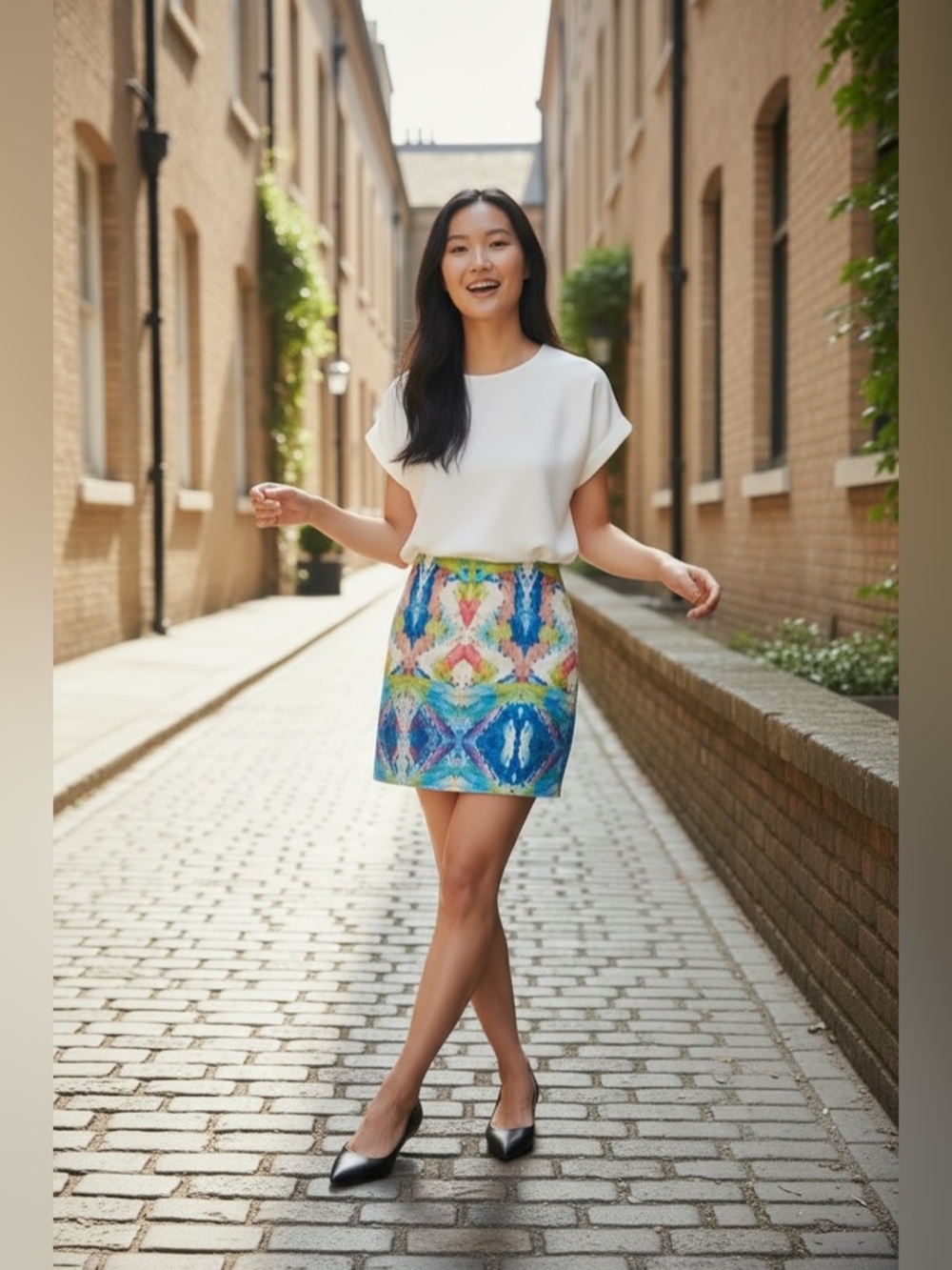 Beautiful Boutique Fairground Floral Skirt